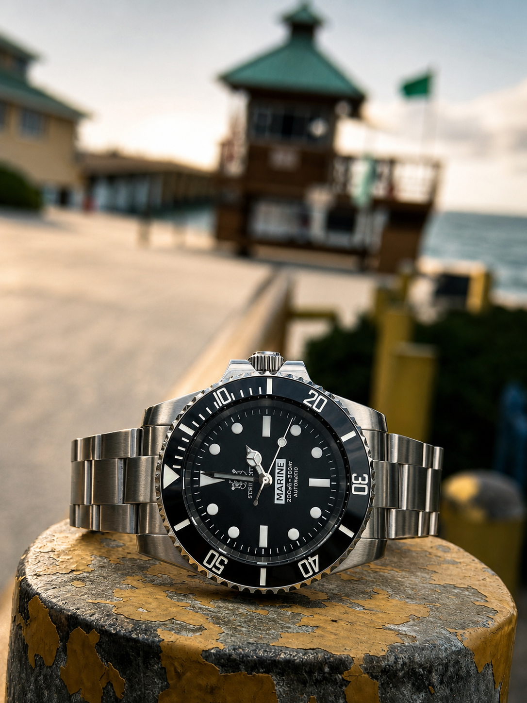 Steeldive SD1954 Automatic Dive Watch – 40.5mm, NH35, Sapphire, Ceramic Bezel, 300M