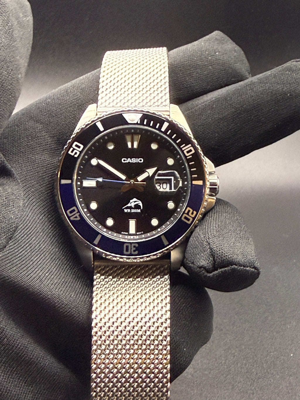 Casio Duro MDV106 Batman Custom