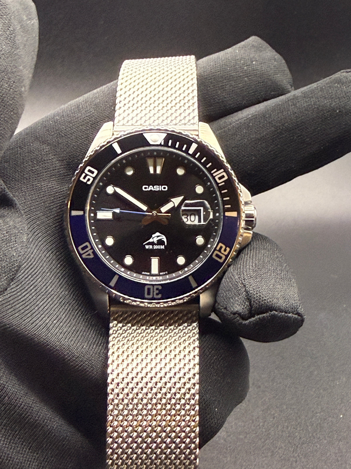 Casio Duro MDV106 Batman Custom
