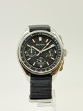 Bulova Lunar Pilot Chronograph | Black Dial | Box & Booklets