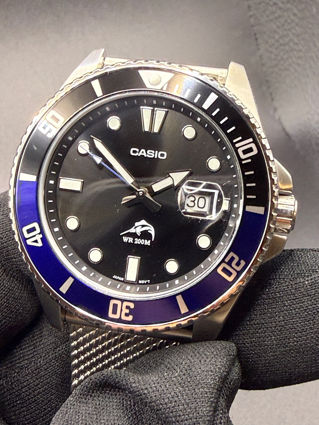 Casio Duro MDV106 Batman Custom