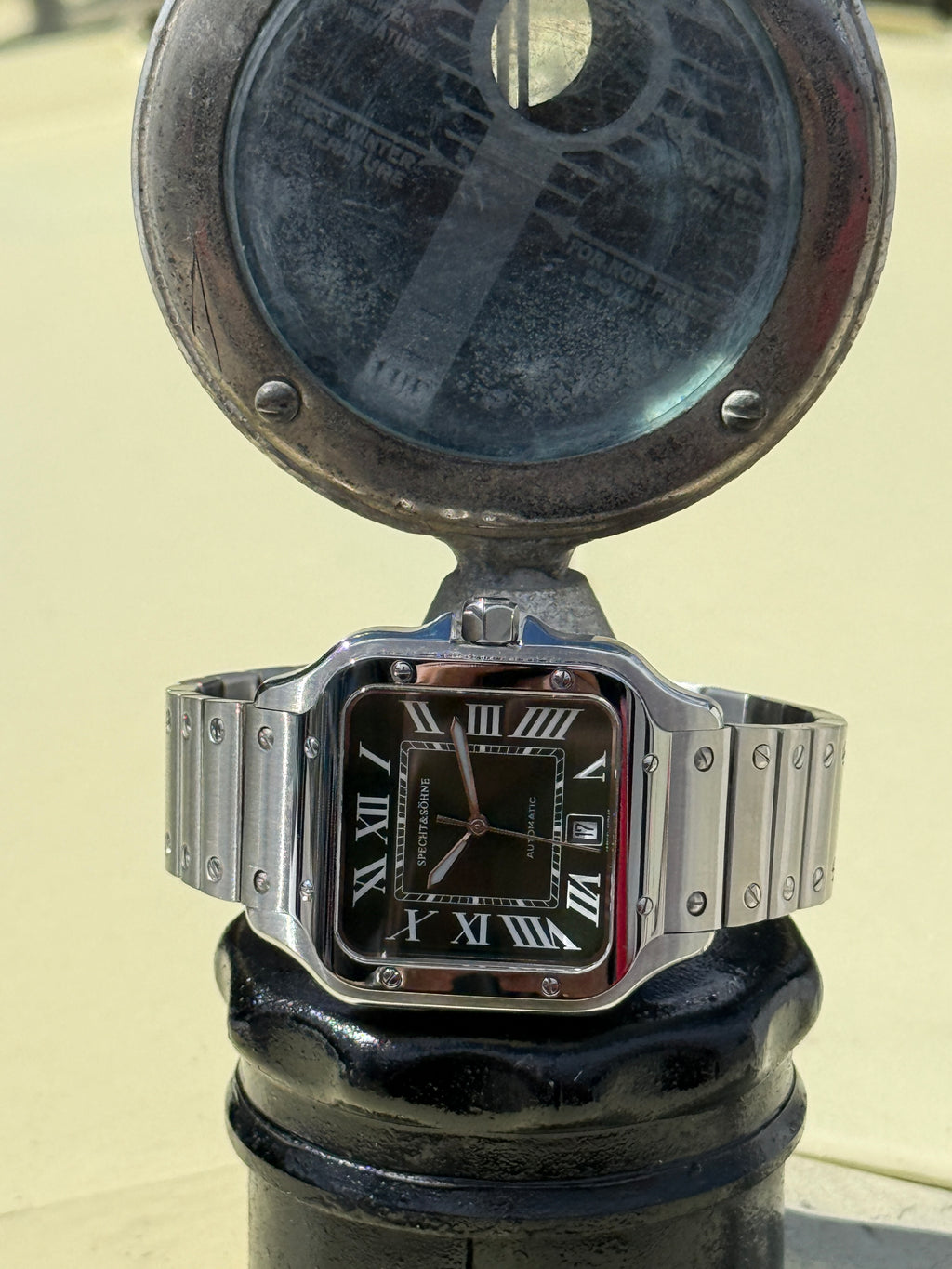 Specht & Söhne Aviator Green Automatic Watch | 38 mm Miyota 8215