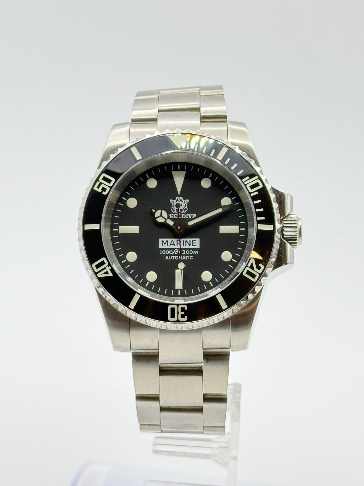 Steeldive SD1954 Automatic Dive Watch – 40.5mm, NH35, Sapphire, Ceramic Bezel, 300M