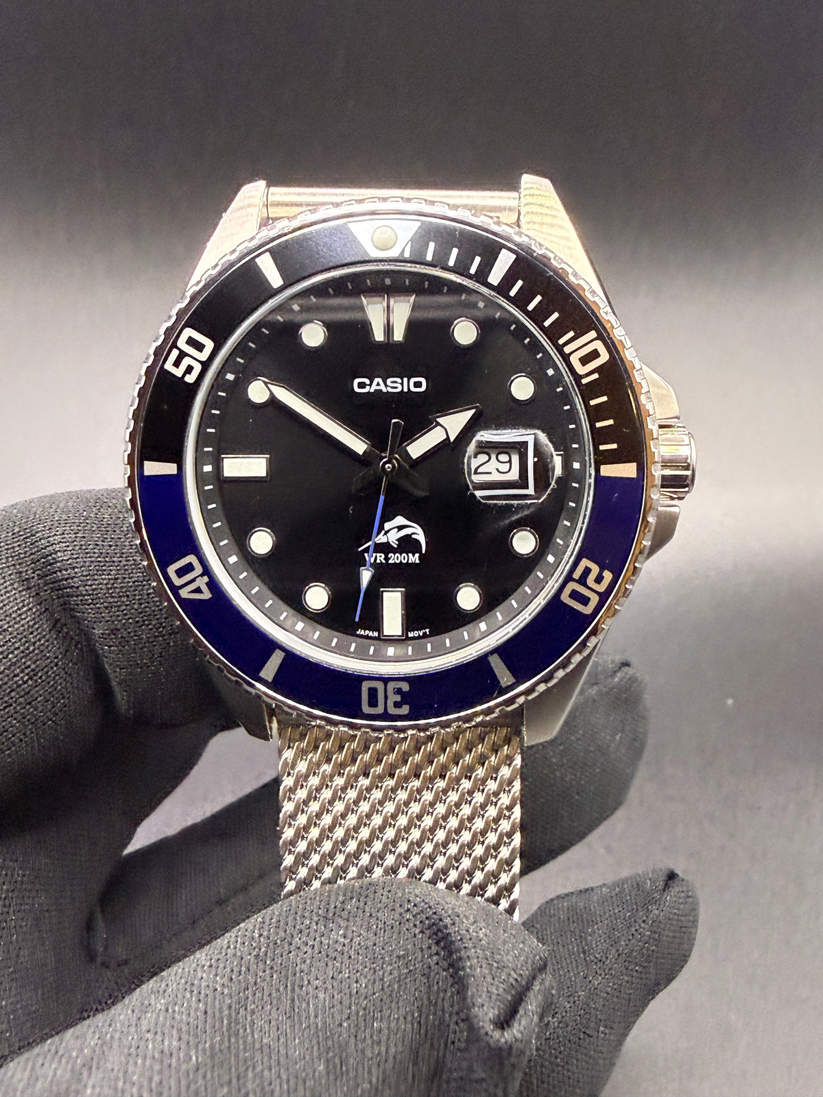 Casio Duro MDV106 Batman Custom