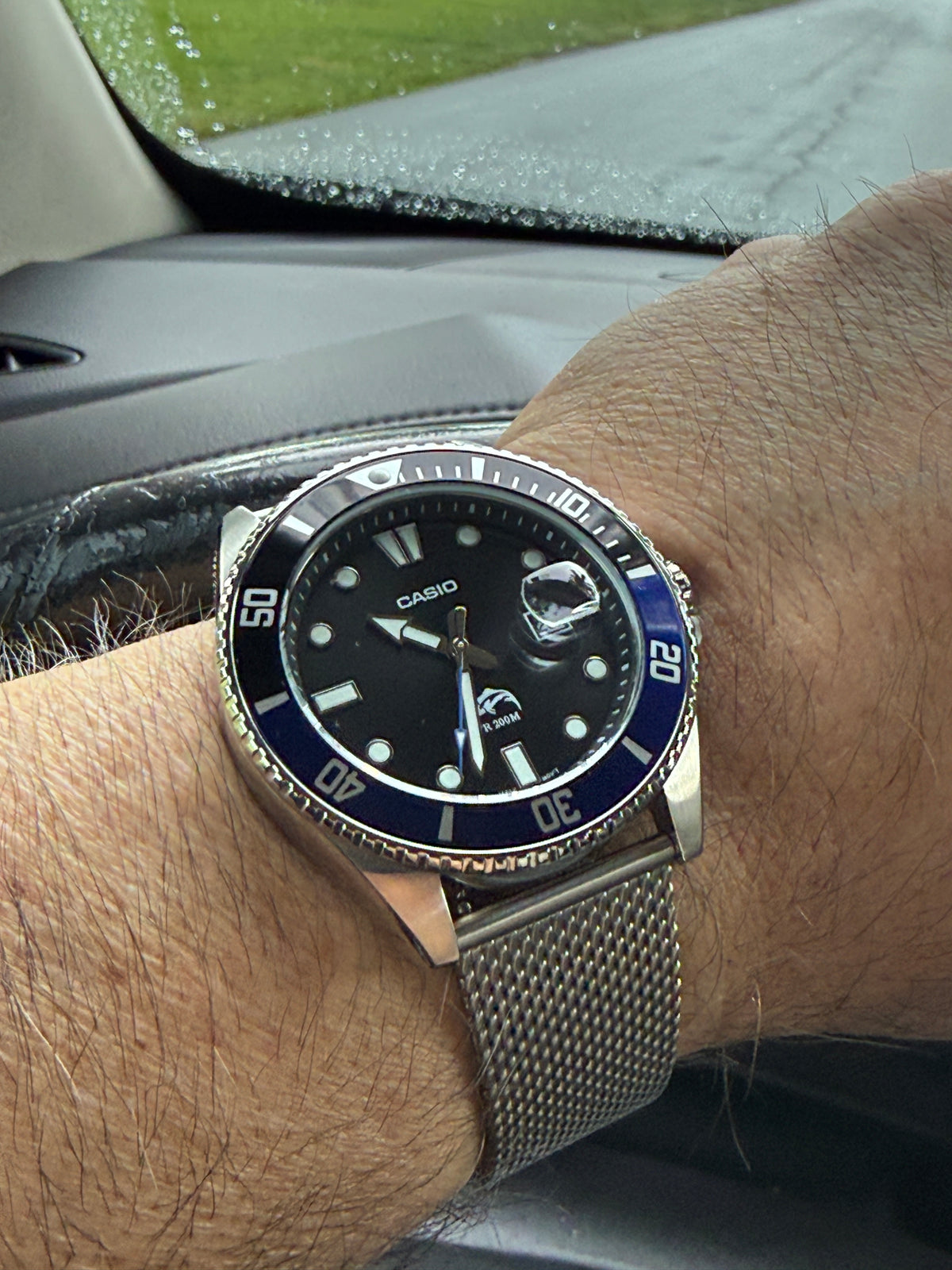 Casio Duro MDV106 Batman Custom