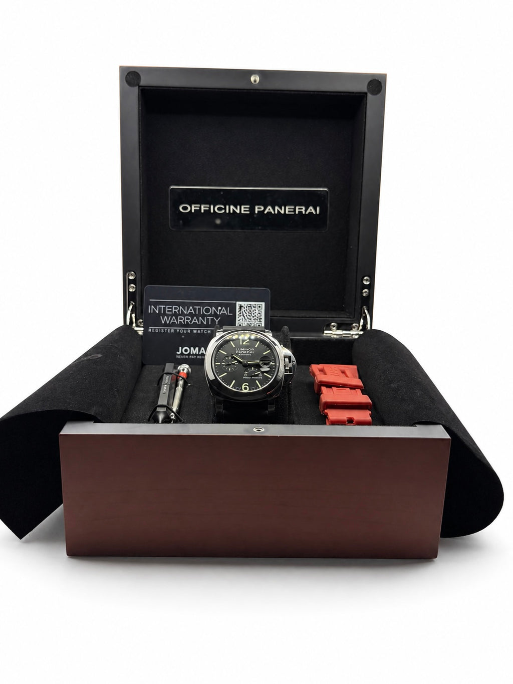 Panerai Luminor Power Reserve PAM00090 44mm Automatic Black Dial Box & Extras