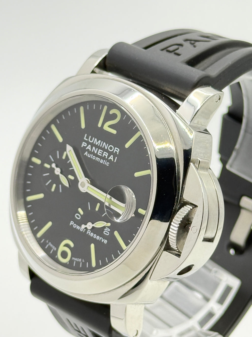 Panerai Luminor Power Reserve PAM00090 44mm Automatic Black Dial Box & Extras