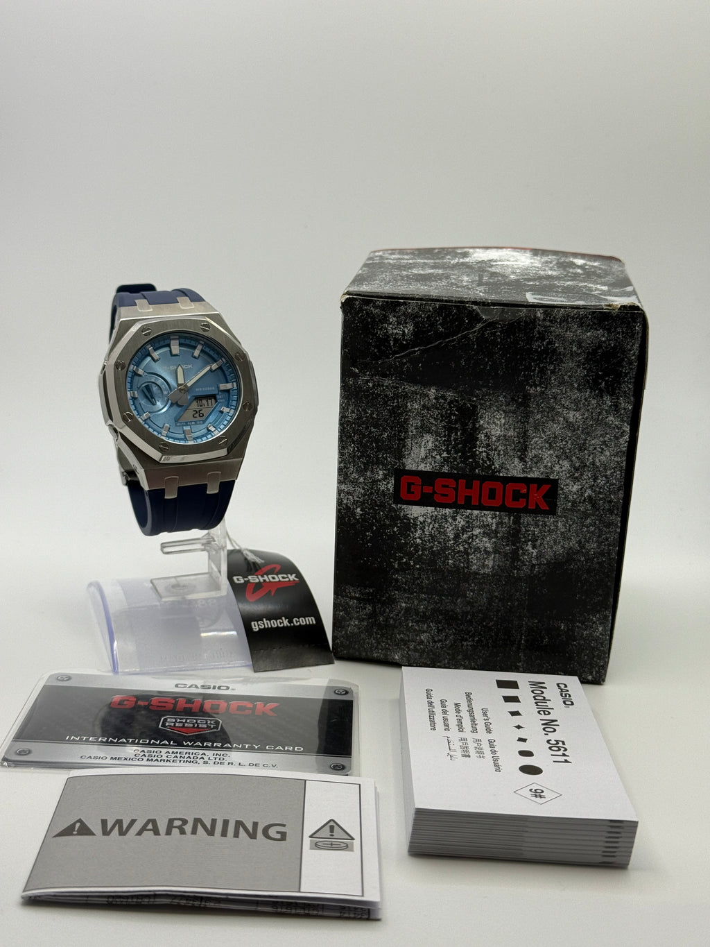 Casio G-Shock CasiOak Custom – Ice Blue Edition