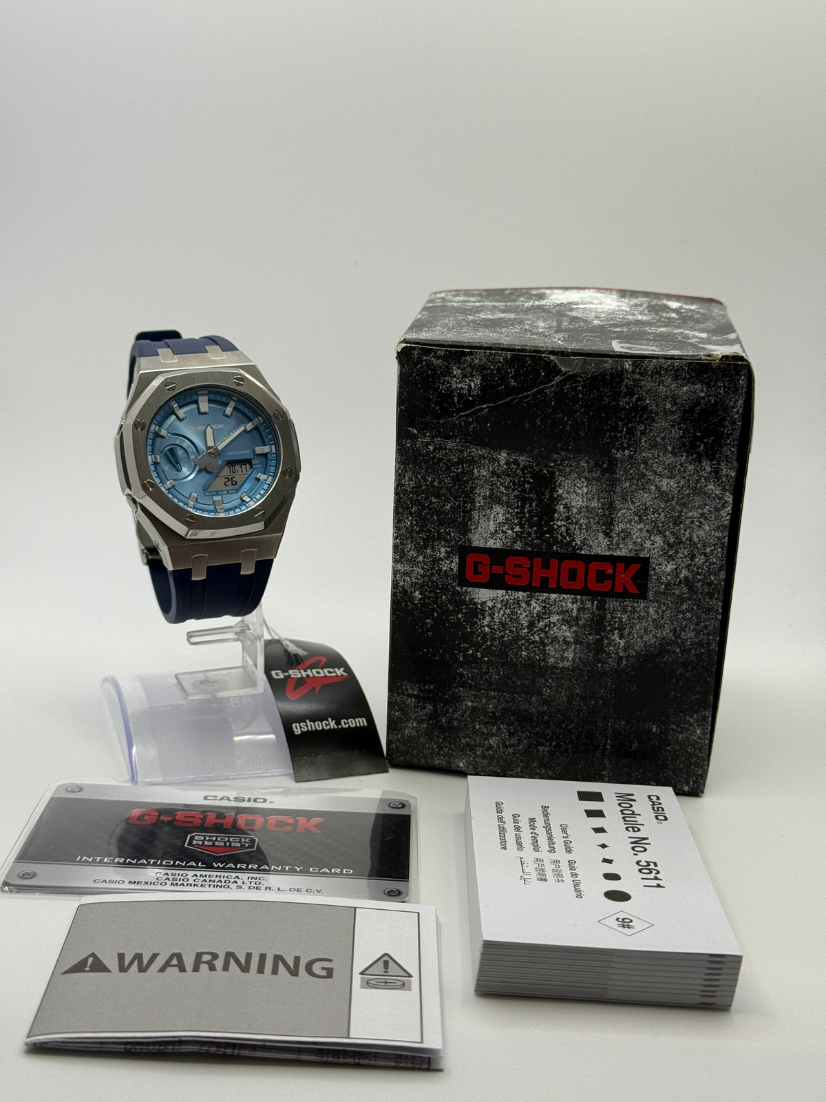 Casio G-Shock CasiOak Custom – Ice Blue Edition