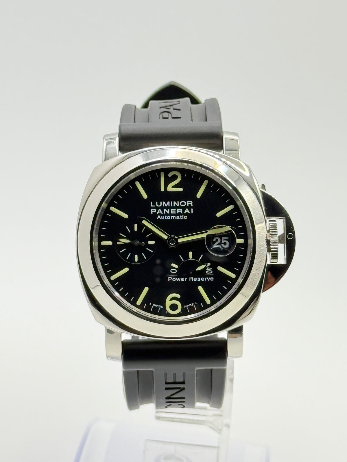 Panerai Luminor Power Reserve PAM00090 44mm Automatic Black Dial Box & Extras