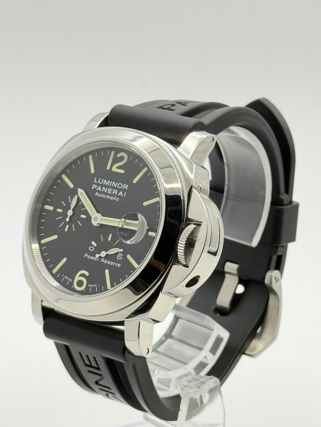 Panerai Luminor Power Reserve PAM00090 44mm Automatic Black Dial Box & Extras