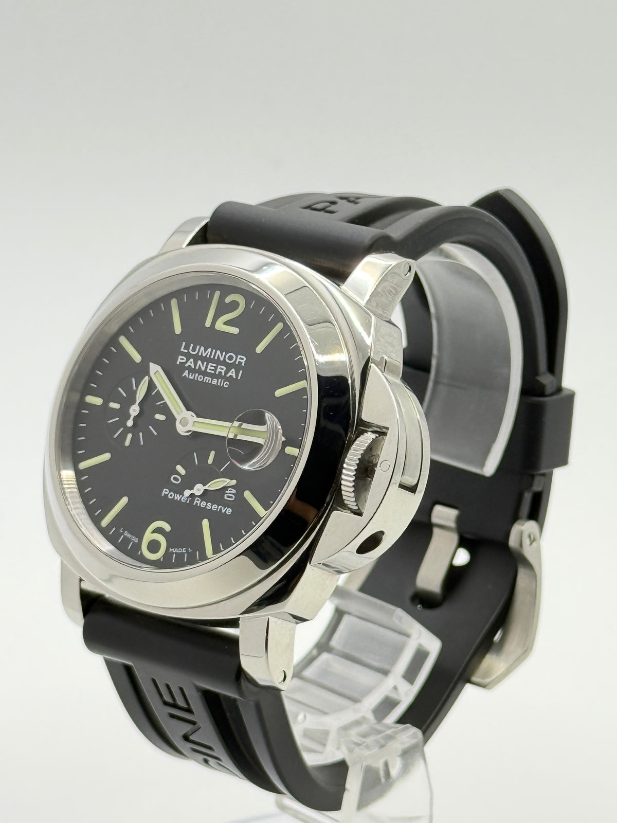 Panerai Luminor Power Reserve PAM00090 44mm Automatic Black Dial Box & Extras