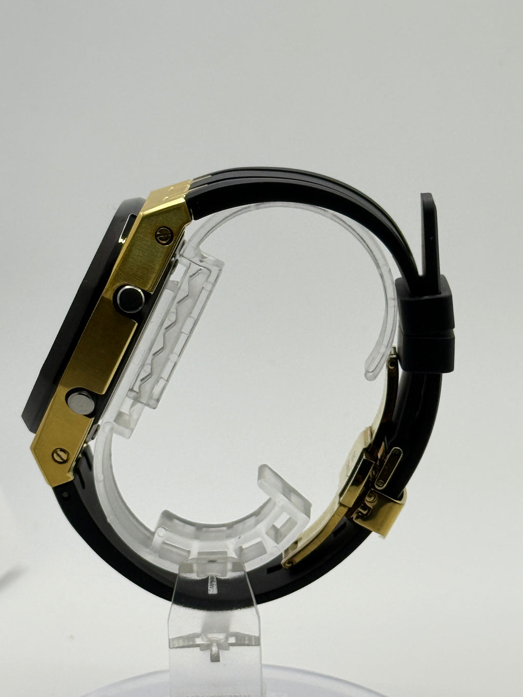 Casio G-SHOCK GA-2100 CasiOak Dark Gold Custom Mod Black & Gold Box