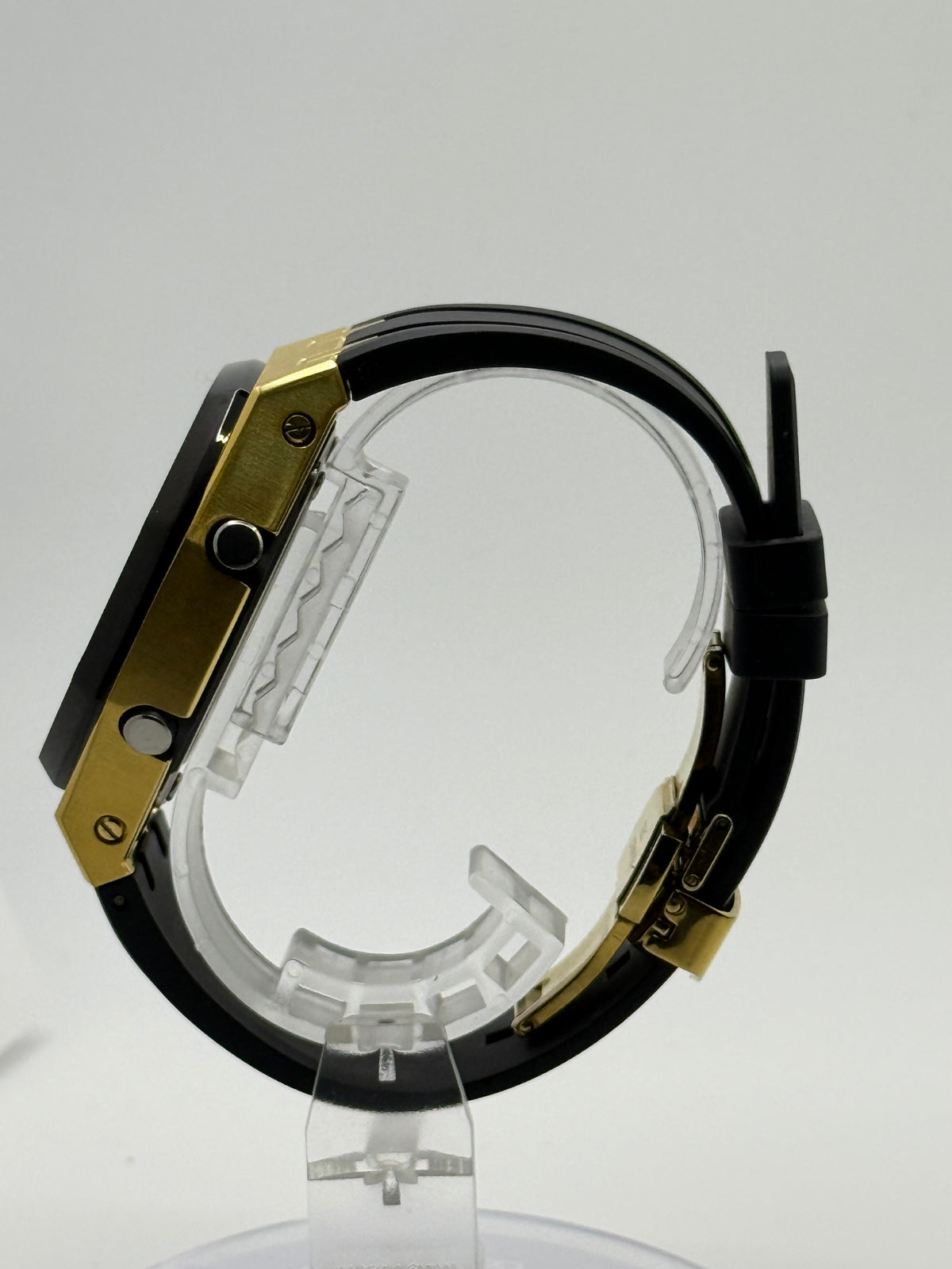 Casio G-SHOCK GA-2100 CasiOak Dark Gold Custom Mod Black & Gold Box