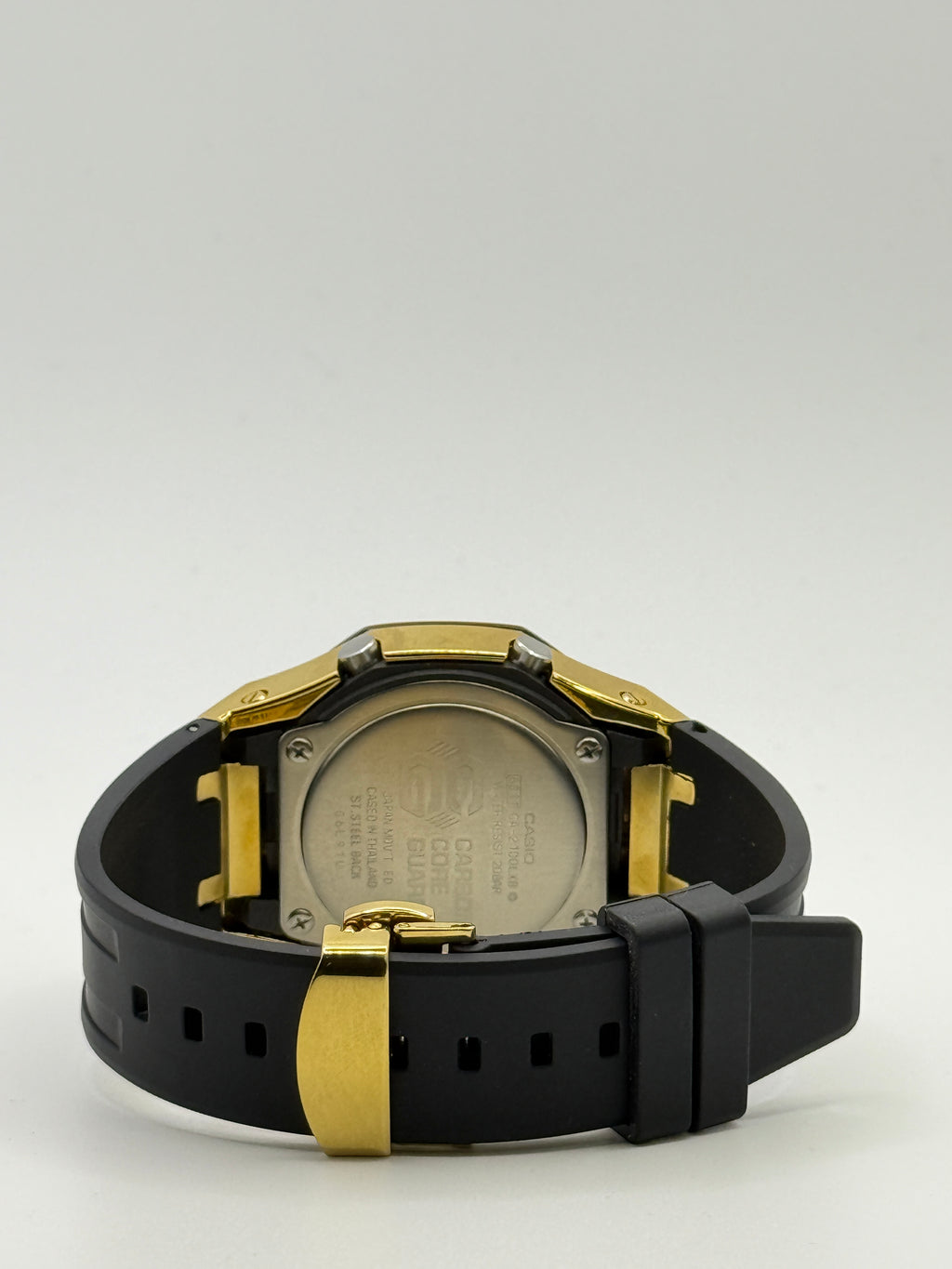Casio G-SHOCK GA-2100 CasiOak Dark Gold Custom Mod Black & Gold Box